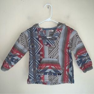 Faherty Kids Aztec Hooded Pullover
